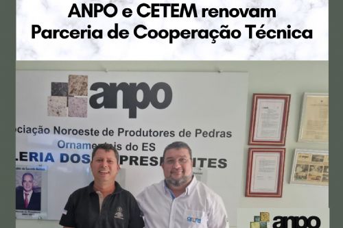 Imagem de ANPO e CETEM Renovam Parceria de Cooperação Técnica