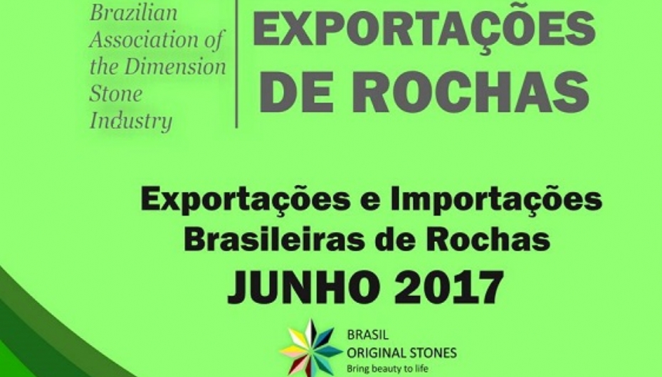 Imagem de Exportações e Importações Brasileiras de Rochas- Junho 2017